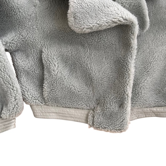 Blank NYC Women’s Green Wool Blend Sherpa Teddy Coat - Picture 7 of 8